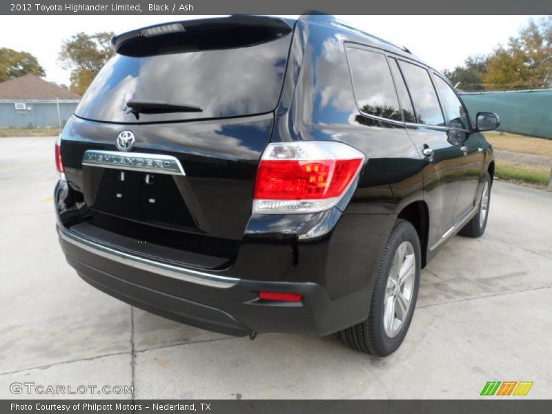 Black / Ash 2012 Toyota Highlander Limited