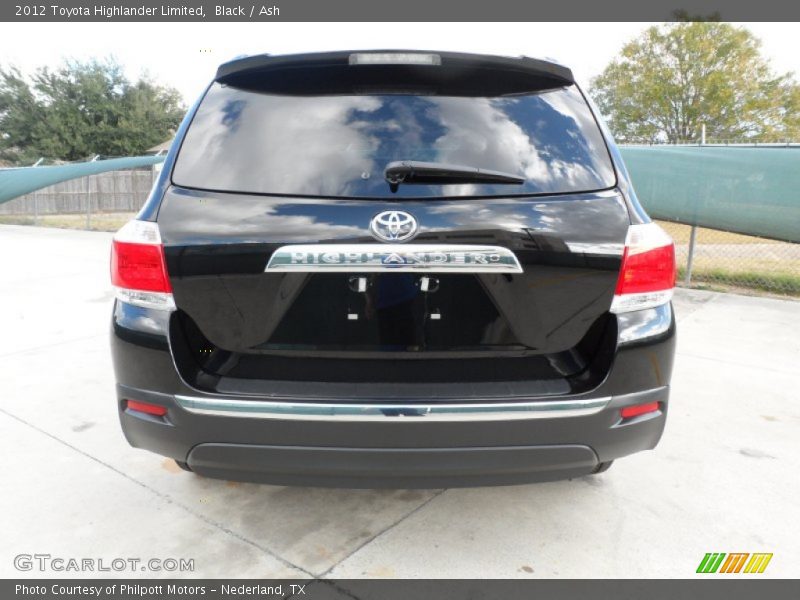 Black / Ash 2012 Toyota Highlander Limited