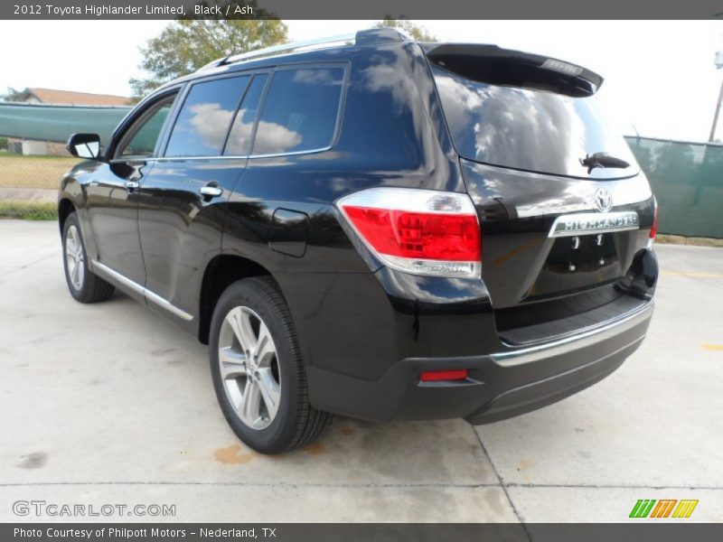 Black / Ash 2012 Toyota Highlander Limited