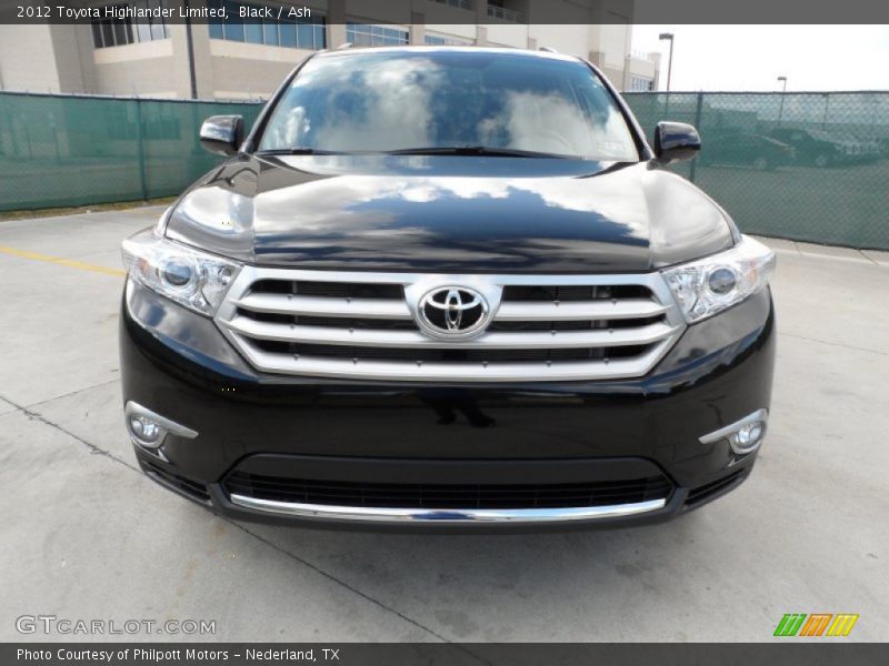 Black / Ash 2012 Toyota Highlander Limited