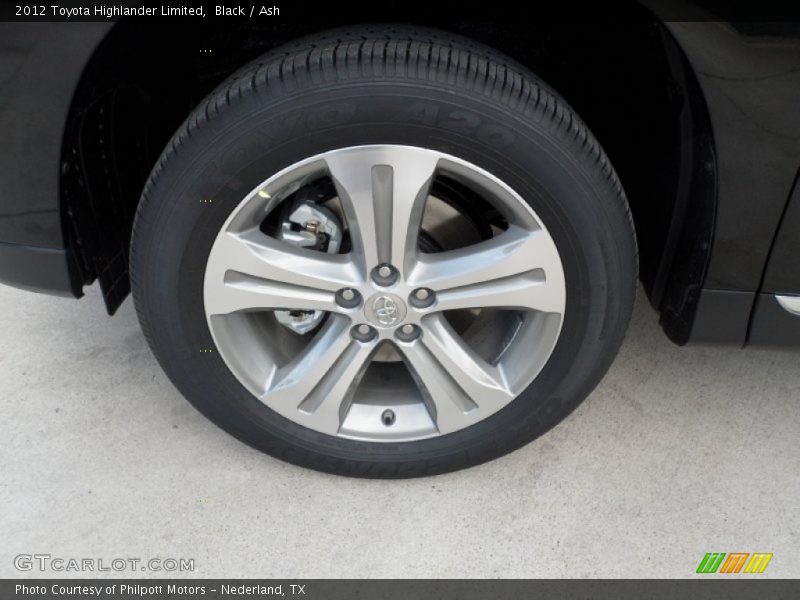 Black / Ash 2012 Toyota Highlander Limited