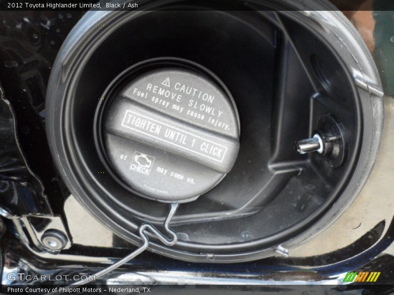 Black / Ash 2012 Toyota Highlander Limited