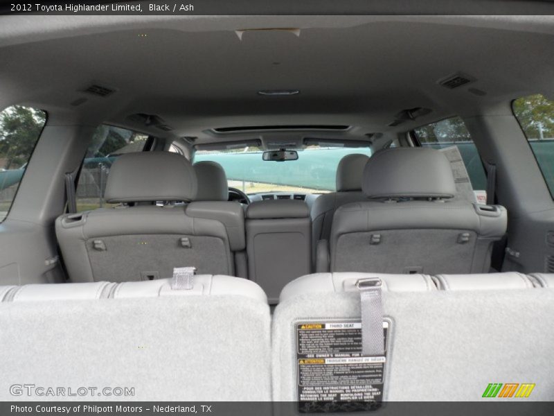 Black / Ash 2012 Toyota Highlander Limited