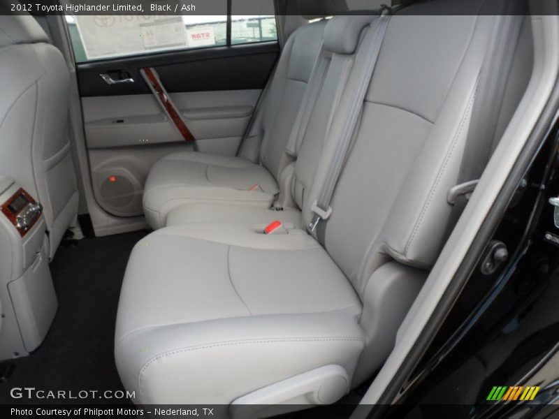 Black / Ash 2012 Toyota Highlander Limited