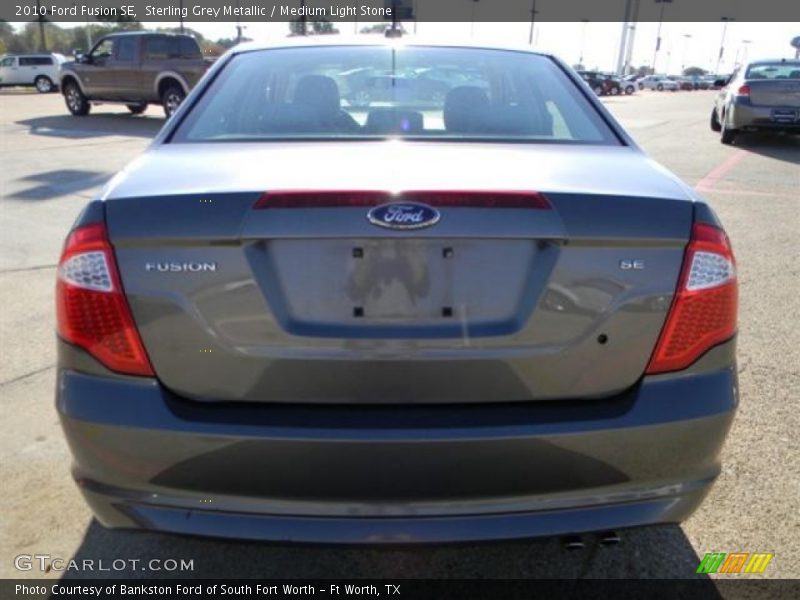 Sterling Grey Metallic / Medium Light Stone 2010 Ford Fusion SE