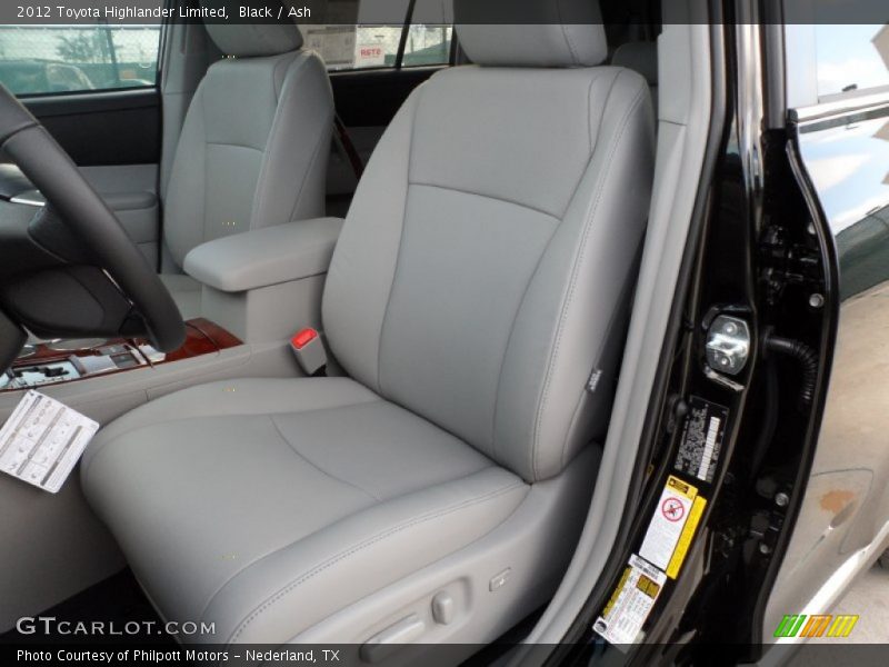 Black / Ash 2012 Toyota Highlander Limited