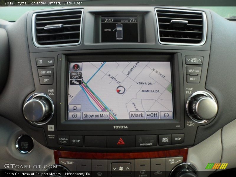 Black / Ash 2012 Toyota Highlander Limited