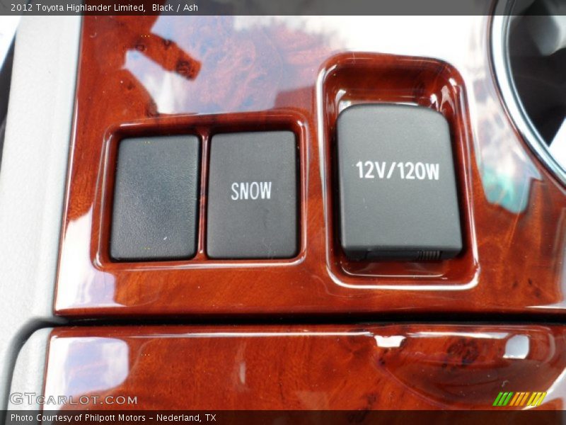 Black / Ash 2012 Toyota Highlander Limited
