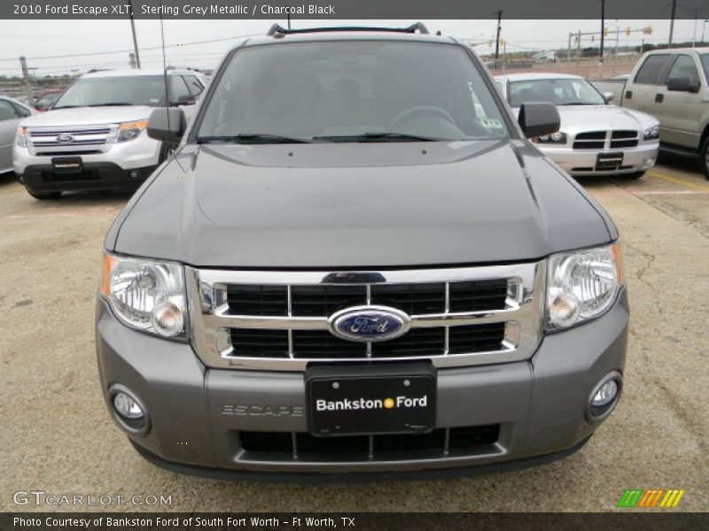 Sterling Grey Metallic / Charcoal Black 2010 Ford Escape XLT