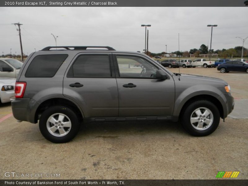 Sterling Grey Metallic / Charcoal Black 2010 Ford Escape XLT