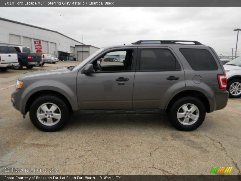 Sterling Grey Metallic / Charcoal Black 2010 Ford Escape XLT