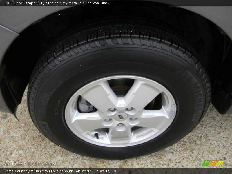 Sterling Grey Metallic / Charcoal Black 2010 Ford Escape XLT
