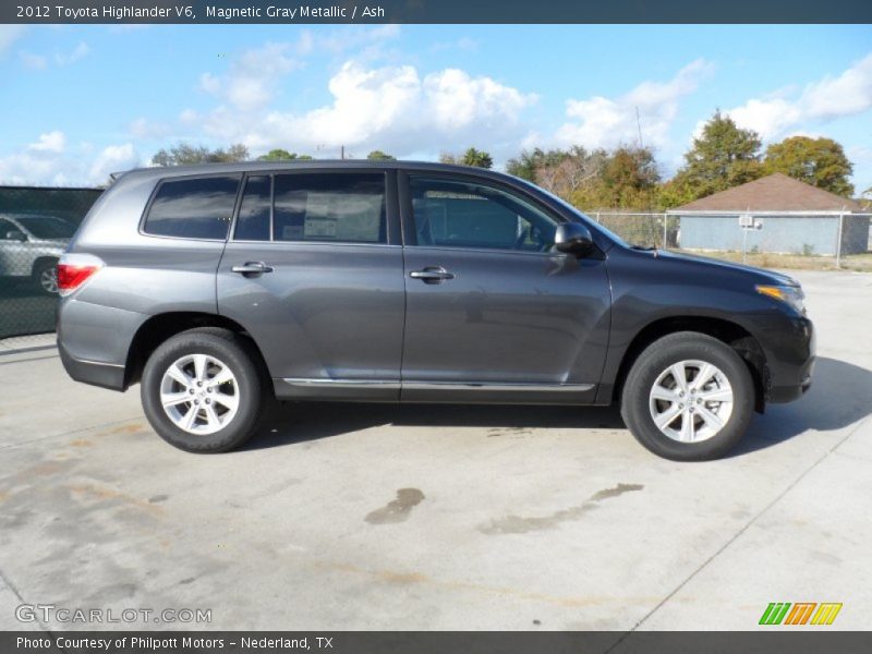 Magnetic Gray Metallic / Ash 2012 Toyota Highlander V6