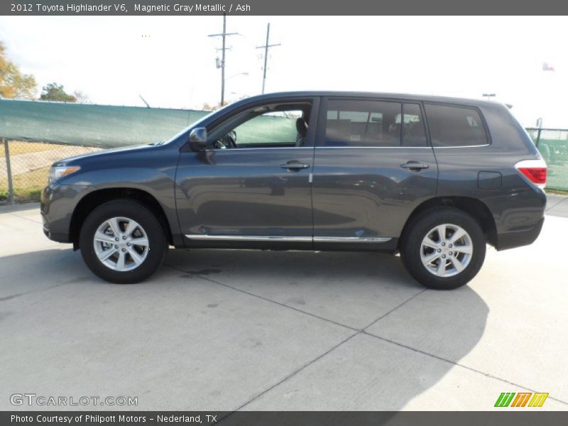 Magnetic Gray Metallic / Ash 2012 Toyota Highlander V6