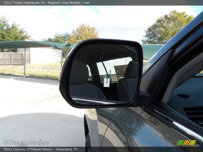 Magnetic Gray Metallic / Ash 2012 Toyota Highlander V6