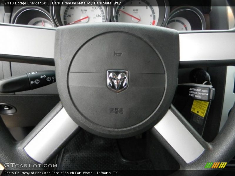 Dark Titanium Metallic / Dark Slate Gray 2010 Dodge Charger SXT