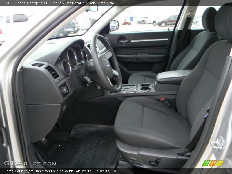 Bright Silver Metallic / Dark Slate Gray 2010 Dodge Charger SXT