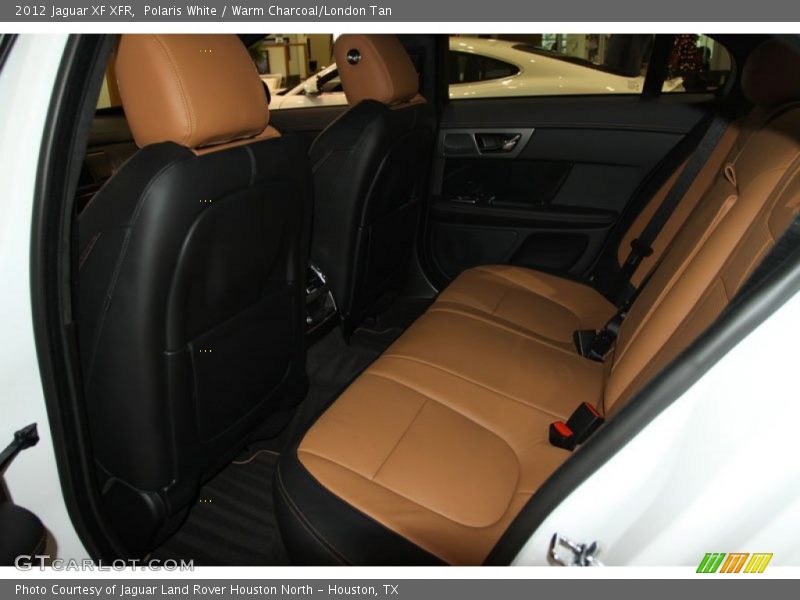 Polaris White / Warm Charcoal/London Tan 2012 Jaguar XF XFR