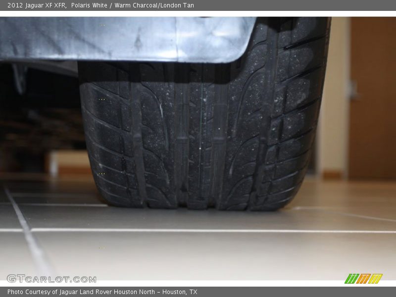 Polaris White / Warm Charcoal/London Tan 2012 Jaguar XF XFR