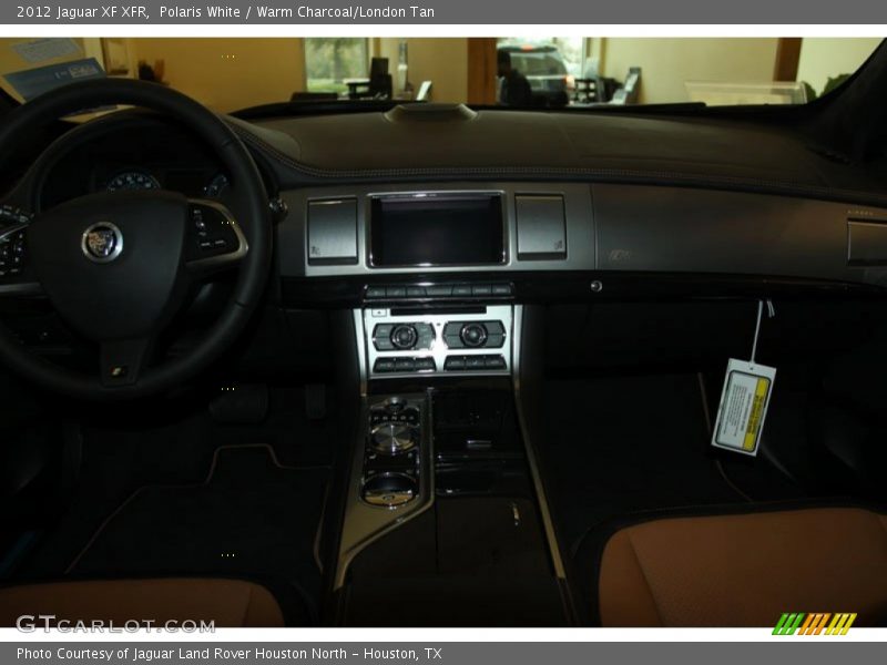 Polaris White / Warm Charcoal/London Tan 2012 Jaguar XF XFR