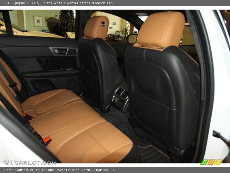 Polaris White / Warm Charcoal/London Tan 2012 Jaguar XF XFR