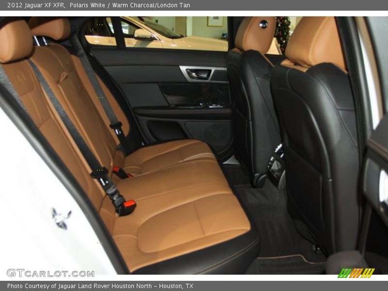 Polaris White / Warm Charcoal/London Tan 2012 Jaguar XF XFR