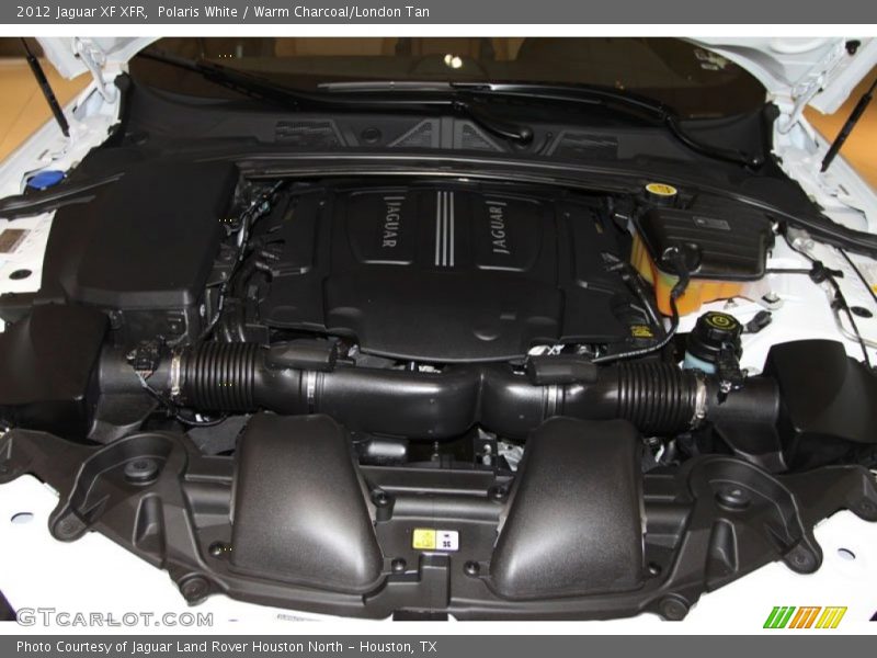 Polaris White / Warm Charcoal/London Tan 2012 Jaguar XF XFR
