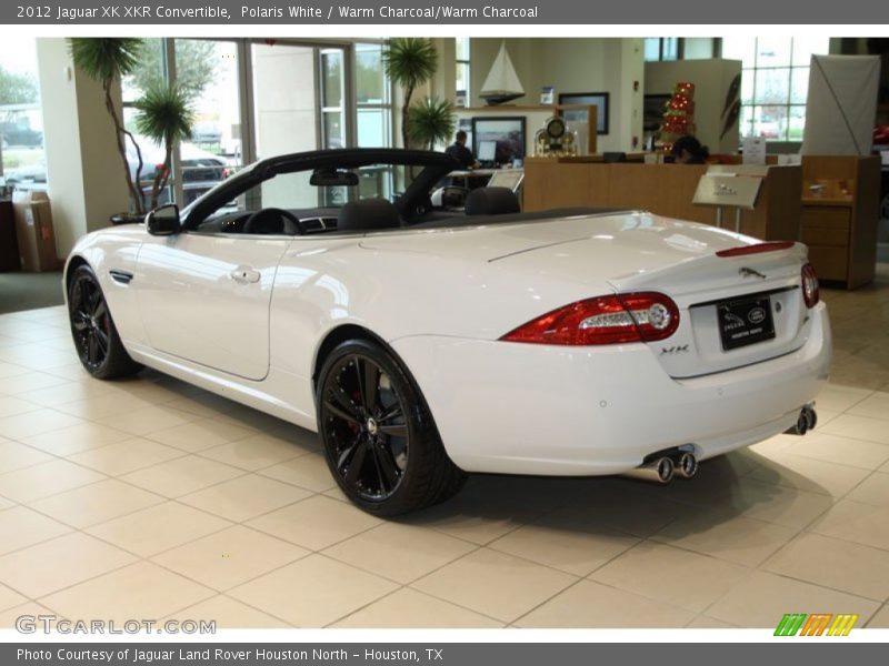 Polaris White / Warm Charcoal/Warm Charcoal 2012 Jaguar XK XKR Convertible