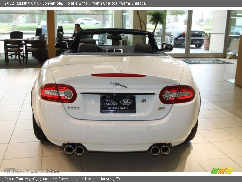 Polaris White / Warm Charcoal/Warm Charcoal 2012 Jaguar XK XKR Convertible