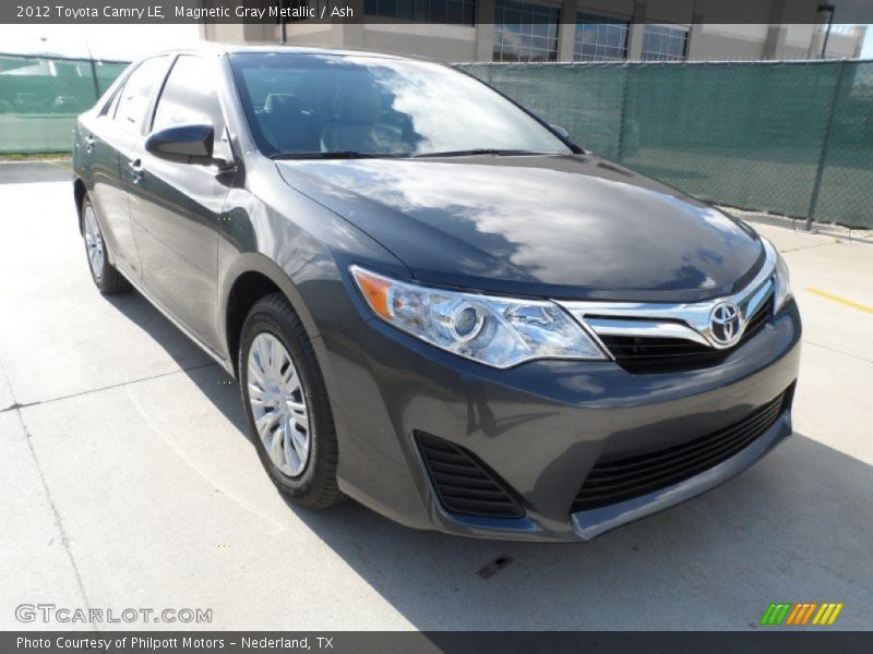 Magnetic Gray Metallic / Ash 2012 Toyota Camry LE
