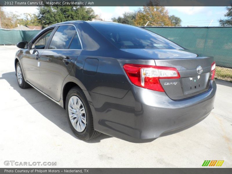 Magnetic Gray Metallic / Ash 2012 Toyota Camry LE