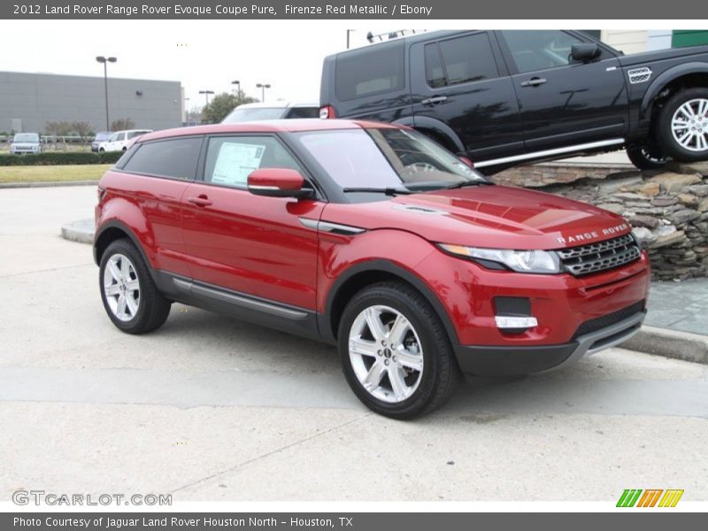 Front 3/4 View of 2012 Range Rover Evoque Coupe Pure