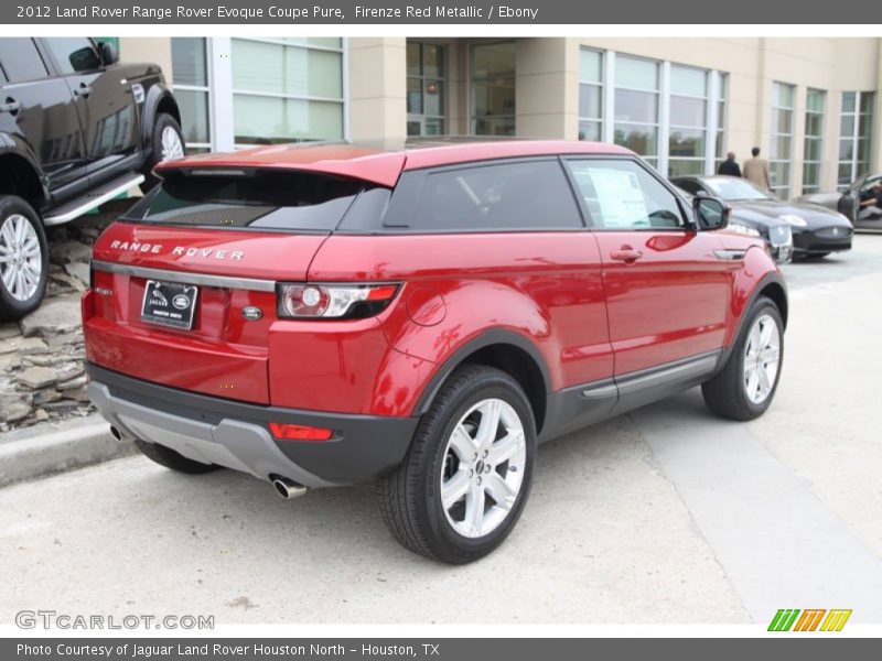 Firenze Red Metallic / Ebony 2012 Land Rover Range Rover Evoque Coupe Pure