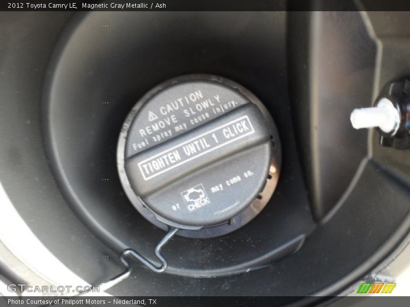 Magnetic Gray Metallic / Ash 2012 Toyota Camry LE