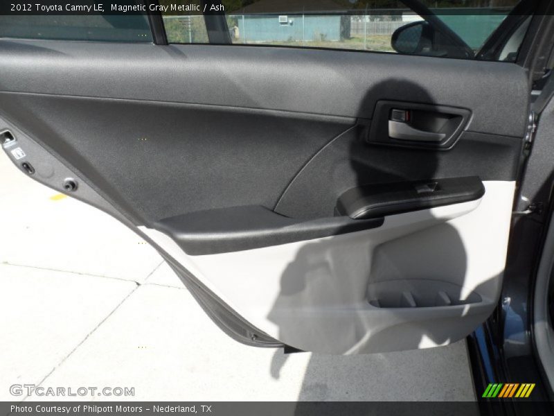 Magnetic Gray Metallic / Ash 2012 Toyota Camry LE