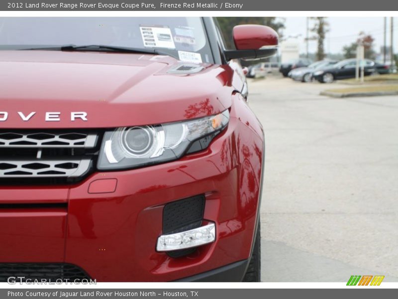 Firenze Red Metallic / Ebony 2012 Land Rover Range Rover Evoque Coupe Pure