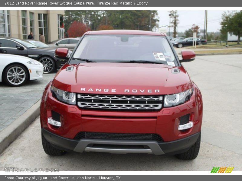 Firenze Red Metallic / Ebony 2012 Land Rover Range Rover Evoque Coupe Pure