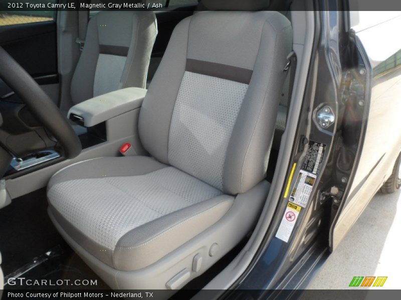 Magnetic Gray Metallic / Ash 2012 Toyota Camry LE