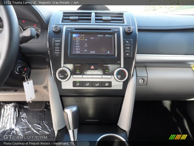 Magnetic Gray Metallic / Ash 2012 Toyota Camry LE