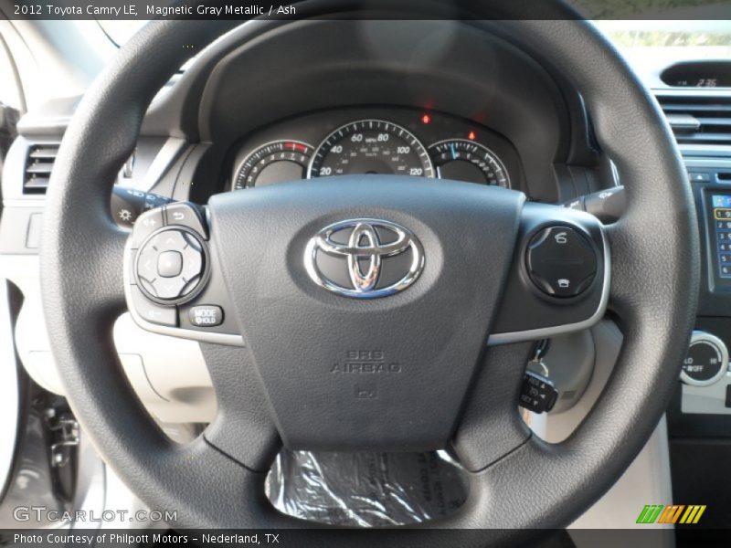 Magnetic Gray Metallic / Ash 2012 Toyota Camry LE