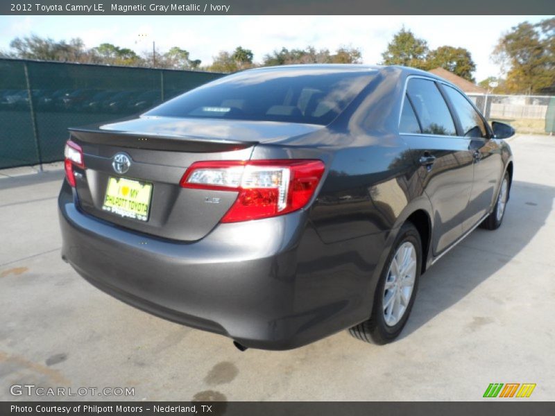 Magnetic Gray Metallic / Ivory 2012 Toyota Camry LE