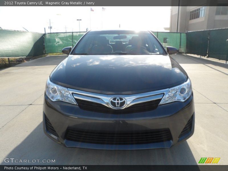 Magnetic Gray Metallic / Ivory 2012 Toyota Camry LE