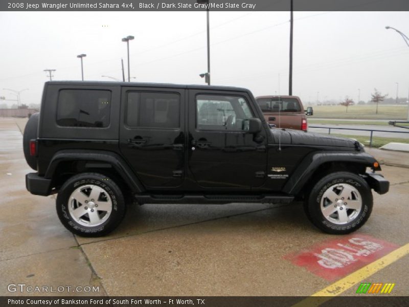 Black / Dark Slate Gray/Med Slate Gray 2008 Jeep Wrangler Unlimited Sahara 4x4
