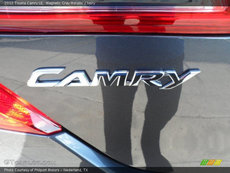 Magnetic Gray Metallic / Ivory 2012 Toyota Camry LE