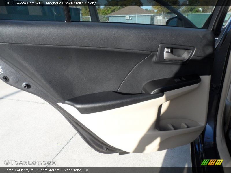 Magnetic Gray Metallic / Ivory 2012 Toyota Camry LE