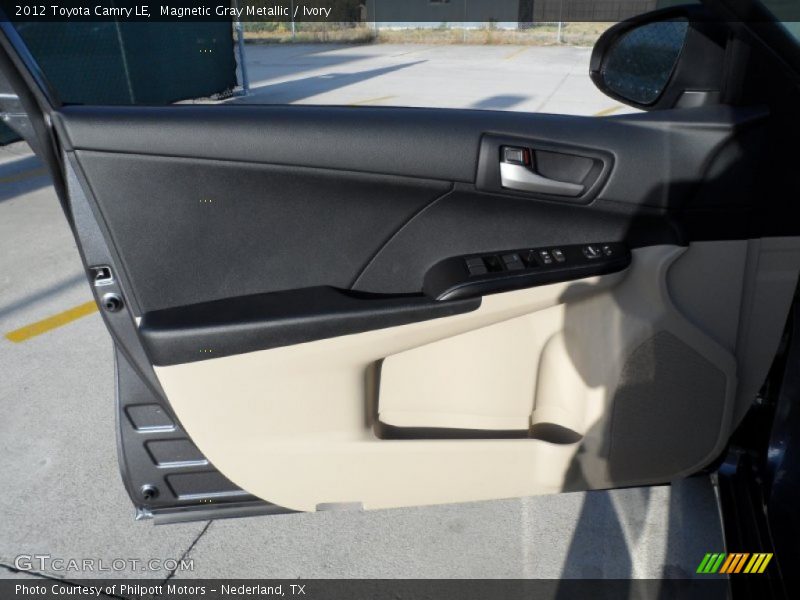Magnetic Gray Metallic / Ivory 2012 Toyota Camry LE
