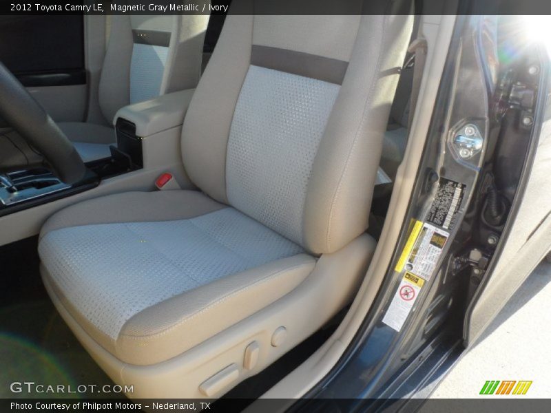 Magnetic Gray Metallic / Ivory 2012 Toyota Camry LE