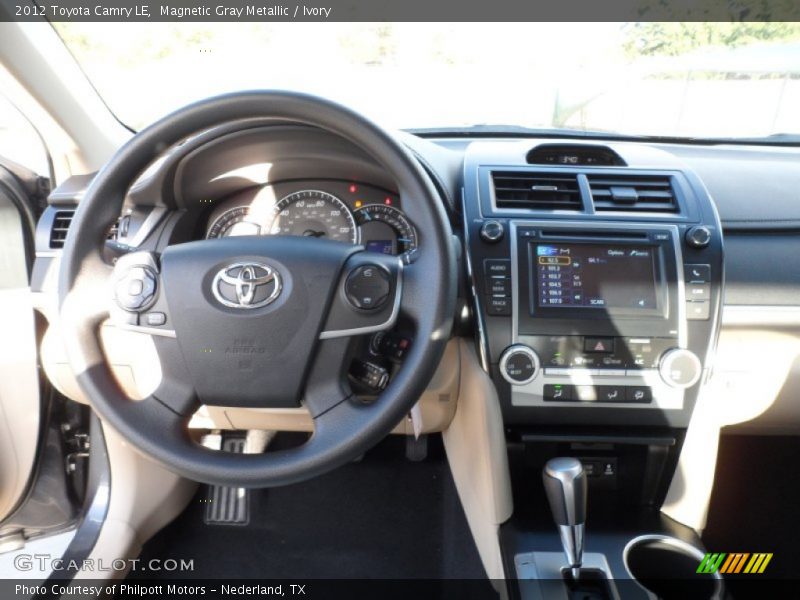 Magnetic Gray Metallic / Ivory 2012 Toyota Camry LE