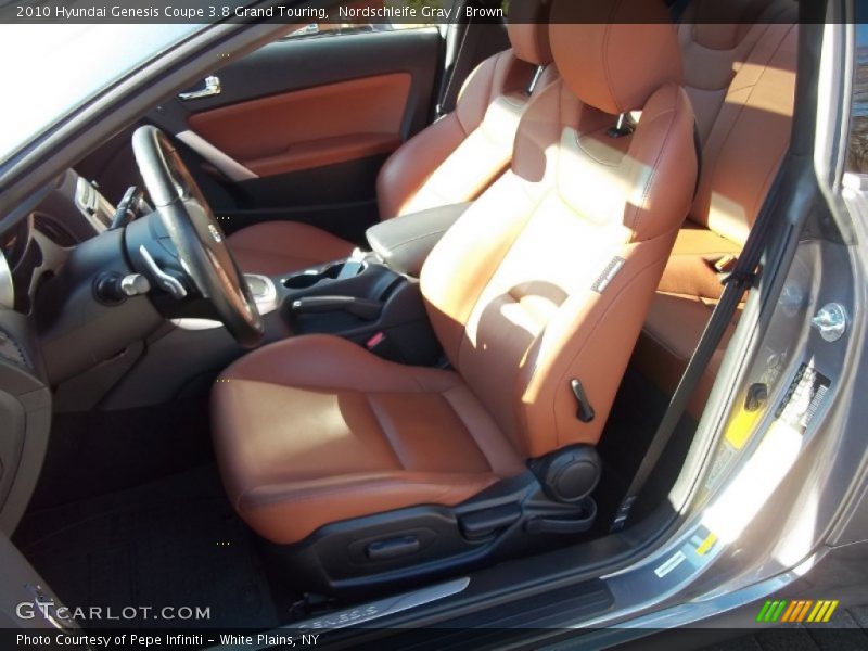  2010 Genesis Coupe 3.8 Grand Touring Brown Interior