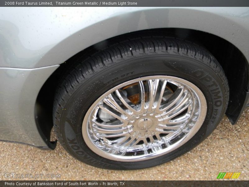 Titanium Green Metallic / Medium Light Stone 2008 Ford Taurus Limited